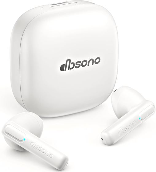 Audífonos inalámbricos blancos