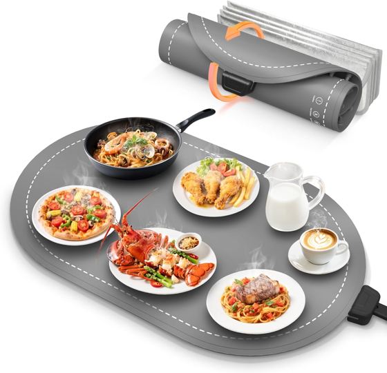 Tapete calentador de alimentos
